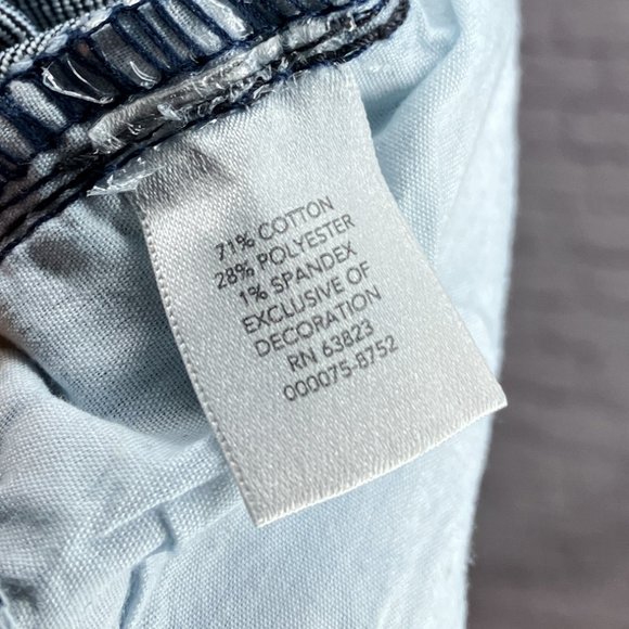 CJ Banks 14W Dark Wash Denim Stretch Cotton Blend Bootcut‎ Boot Cut Jeans Plus - Picture 4 of 4